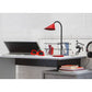 Lampada da tavolo UNILUX rosso  400077406