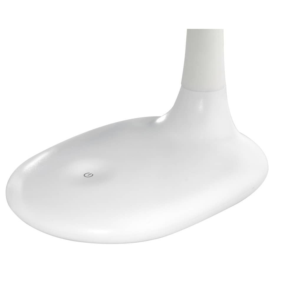Lampada da tavolo a led UNILUX Lucy bianco 400093614