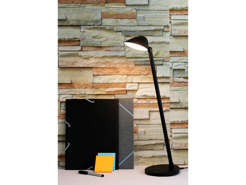 Lampade da tavolo a led UNILUX Jack nero con dimmer 400077430