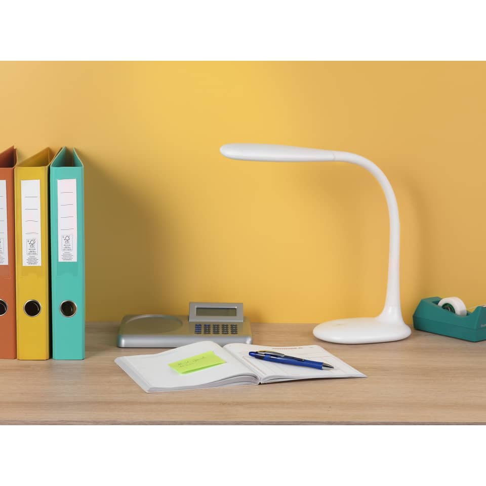 Lampada da tavolo a led UNILUX Lucy bianco 400093614