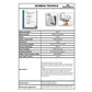 Targhe DURABLE CLICK SIGN ABS trasparente/grafite A4 210x297 mm 486737