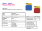 Tappetino mouse FELLOWES neoprene blu 23 x 20,3 x 0,6 cm 58021