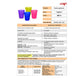 Cestino CepPro Happy 14L CEP in polipropilene con bordo curvo per facile accesso blu elettrico - 1002800721