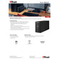 Gruppo di continuità da 1000 VA UPS Trust Oxxtron nero 17680