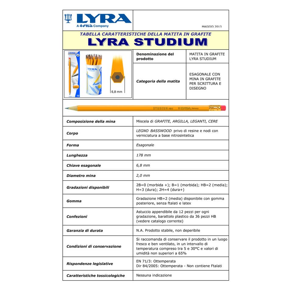 Matita LYRA Studium B Soft  L1270101