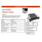 Supporto FELLOWES laptop Office Suites plastica nero/argento 16,5x38,4x28,9 cm 8032001