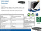 Scatola archivio FELLOWES Bankers Box® System 8x31,6x26,3 cm blu/bianco portariviste A4 - 0026301