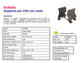 Supporto FELLOWES Premium per CPU acciaio nero 24,1x20,3x22,9 cm 9169201