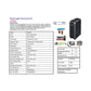 Distruggidocumenti uso moderato FELLOWES Powershred® 125Ci P-4 - 53 L - taglio a frammenti 4x38 mm - 4612002