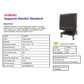 Supporto FELLOWES per monitor standard plastica grafite 10x33x34 cm 9169301