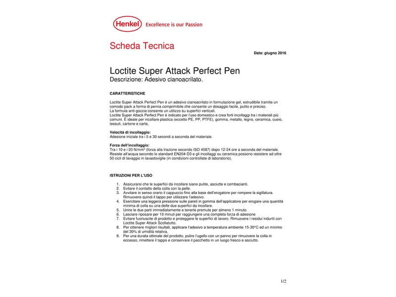 Colla Loctite Super Attak Creative 3 gr - trasparente 2631600
