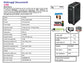 Distruggidocumenti uso moderato FELLOWES Powershred® 125i P-2 - 53 L - taglio a strisce da 5,8 mm - 4613001