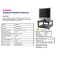 Supporto FELLOWES Premium per monitor plastica riciclata grafite 18x33x34 cm 9169401