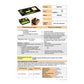 Organizer da cassetto CEP in polistirolo con 7 scomparti nero 34,4x16,8x2 cm - 1014940161