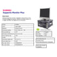 Supporto FELLOWES Premium Plus per monitor plastica riciclata grafite 34,3x33,3x6,4-16,5 cm - 9169501