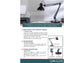 Lampada da tavolo a bulbo UNILUX Success 66 nero 400093600