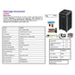 Distruggidocumenti uso frequente FELLOWES Powershred 225Ci P-4 60 L taglio a frammento 4x38 mm - 4622003
