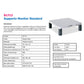 Supporto FELLOWES per monitor standard plastica riciclata grigio 10x33x34 cm 91712