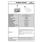 Portabadge rigido Durable 87x54 mm con clip di sicurezza orientabile trasparente Conf. 25 pezzi - 800519