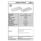 Portanomi DURABLE da tavolo polietilene trasparente inserto 61/122 x 210 mm conf. 25 - 805219