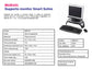 Supporto FELLOWES Smart Suites per monitor plastica grigio/nero 30x53 cm 8020101