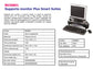 Supporto FELLOWES Smart Suites per monitor plus ABS grigio/nero 47,8x32,8cm con vaschetta portaoggetti - 8020801