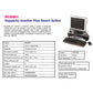 Supporto FELLOWES Smart Suites per monitor plus ABS grigio/nero 47,8x32,8cm con vaschetta portaoggetti - 8020801