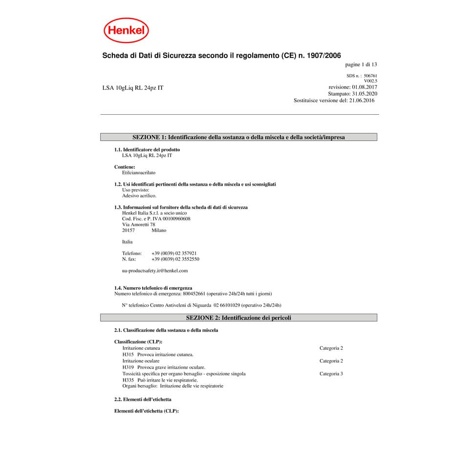 Colla Loctite Super Attak Maxi 10 g. trasparente 2631647