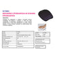 Tappetino mouse con poggiapolsi FELLOWES Memory Foam - Zaffiro blu 27,6x23,2x3,2 cm - 9172801