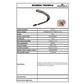Cordoncino per portabadge DURABLE tessuto nero 10mm x 44cm  conf. 10 - 811901