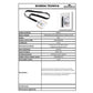 Portanomi DURABLE tasca chiusa con cordoncino trasparente/nero inserto 60x90mm  conf. 5 - 860001