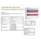 Dorsi plastici FELLOWES blu ad anello tondo 6 mm -  1-20 fogli conf.100 - 5345106