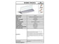 Portanomi da tavolo DURABLE DELUXE argento/trasparente inserto 61x210mm conf. 2 - 820219