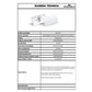 Portanomi DURABLE CLICK FOLD CON COMBI CLIP polipropilene trasparente inserto 54x90mm  conf. 25 - 821419