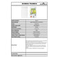 Portanomi DURABLE per eventi trasparente inserti f.to A6 105x148 mm conf. 20 - 852619