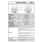Espositore da terra DURABLE CRYSTAL SIGN STAND A4 argento metallizzato - 481823
