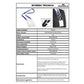 Portanomi DURABLE con cordoncino 20 mm per eventi blu/trasparente inserti f.to A6  conf. 10 - 852507