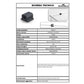 Clip fermacavi adesiva DURABLE CAVOLINE CLIP PRO 1 grafite per 1 cavo conf. da 6 - 504237