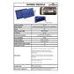 Tasche per identificazione Durable con bande magnetiche blu f.to esterno mm. 311x225- inserto A4 orizz. cf 50- 174507