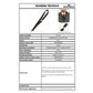 Cordoncino per portabadge DURABLE tessuto nero 20mm x 44cm conf. 10 - 813701