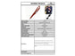 Cordoncino per portabadge DURABLE tessuto rosso 20mm x 44cm conf. 10 - 813703