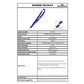 Cordoncino per portabadge DURABLE tessuto blu scuro 20mm x 44cm conf. 10 - 813707