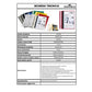 Cartellina ad aghi DURABLE DURAPLUS® A4 colori assortiti Conf. 25 pezzi - 257900