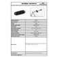 Clip fermacavi adesiva DURABLE CAVOLINE CLIP 3 grafite per 3 cavi conf. da 2 - 503937