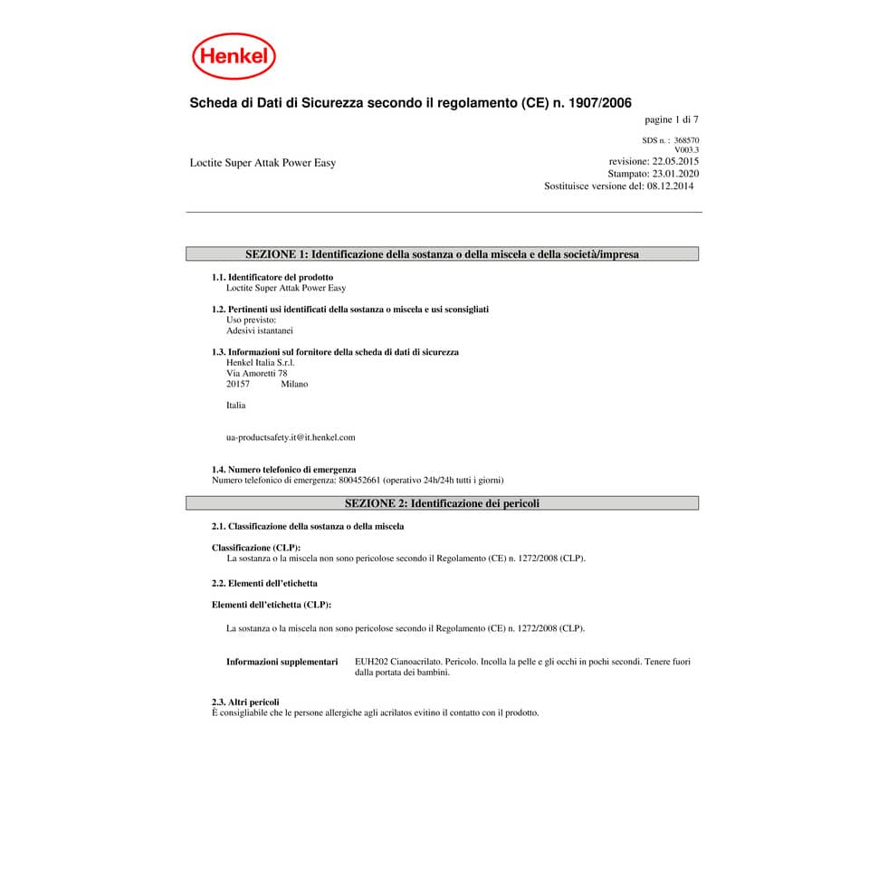 Colla Loctite Super Attak Power Flex gel 3 g trasparente in tubetto 2631640