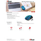 Mouse wireless Trust Mydo Silent Click  blu - 21870