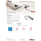 Hub Halyx Aluminium USB-C to 4-Port Trust silver 23328