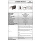 Porta tablet da muro DURABLE con braccio estensibile argento metallizzato 9,5x22,5x17cm - 893423