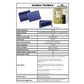 Tasche per identificazione Durable con bande magnetiche blu f.to est. mm. 163x 120x2,3-inserto A6 orizz. Cf. 50- 175607