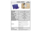 Tasche per identificazione Durable con bande adesive blu f.to esterno mm. 233x 313x1,7- inserto A4 vert. cf. 50- 179707